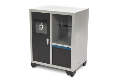 Cubeta y soporte para papel HBM Deluxe para organización de talleres nuevo — Nuevo