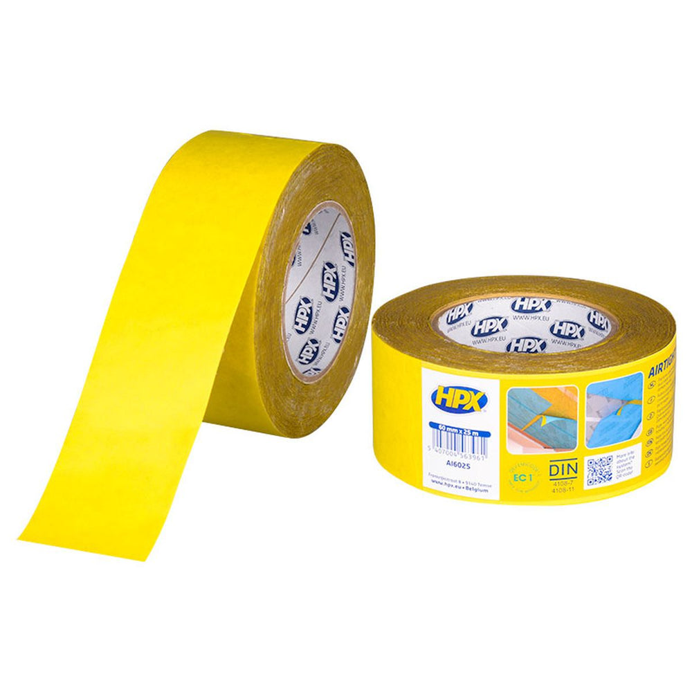 Cinta de sellado de papel Hpx - amarilla 60mm x 25m nuevo — Nuevo