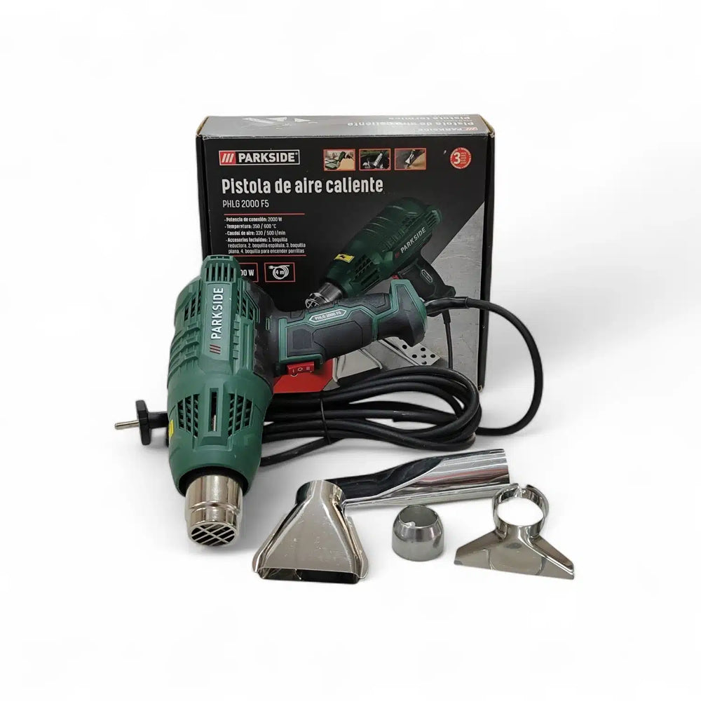 DECAPADORA PARKSIDE PHLG 2000 F5 2000W + CAJA + ACC de segunda mano — Bueno