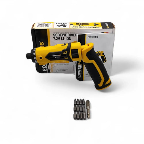 ATORNILLADOR POWERPLUS POWX00410 SCREWDRIVER 7.2V + ACC + CAJA *A ESTRENAR* de segunda mano · Atornilladores — Como nuevo