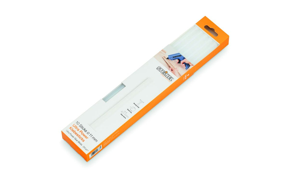 Steinel Ultra Power barra de pegamento 11 mm 250 mm transparente 10 unidades nuevo — Nuevo