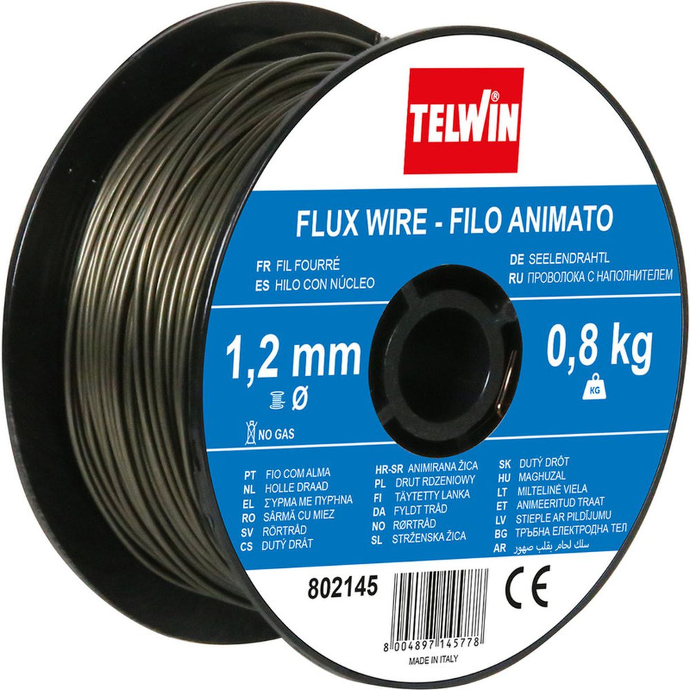 Hilo de flujo Telwin 1.2 mm 0.8 kg nuevo — Nuevo