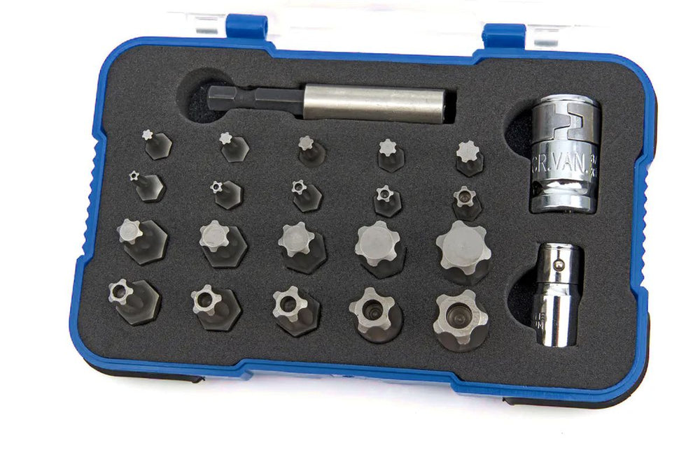 Juego de bits Torx HBM de 23 piezas nuevo — Nuevo