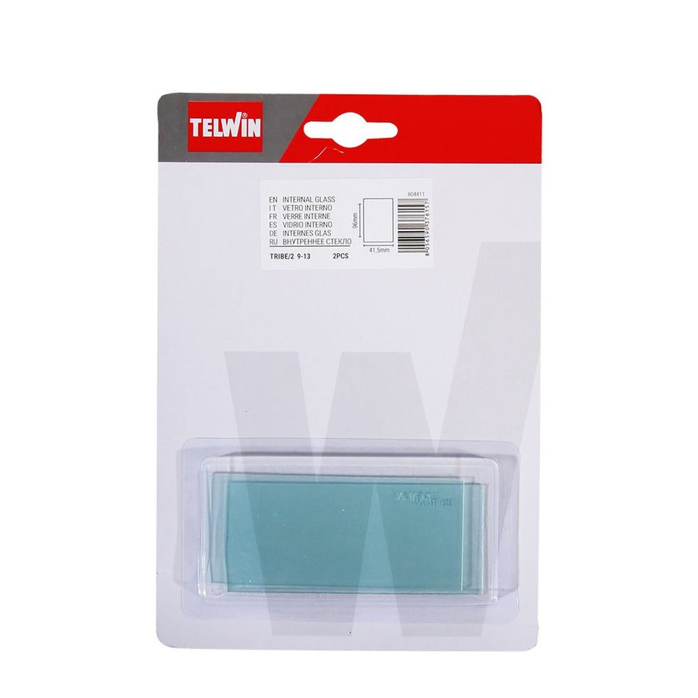 Telwin cristal protector exterior 41,5x96 mm, 2 unidades nuevo — Nuevo