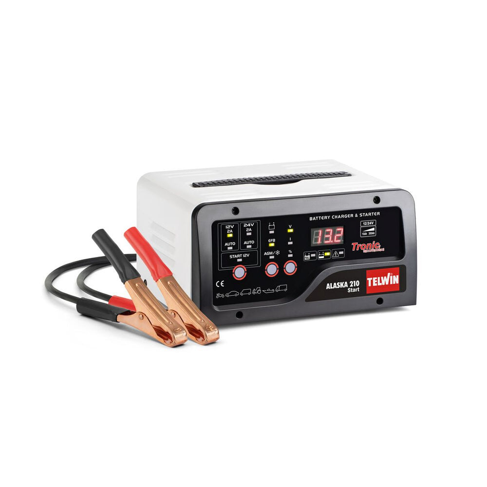 Telwin Alaska 210 Start Cargador de Batería 230V 12V/24V nuevo — Nuevo