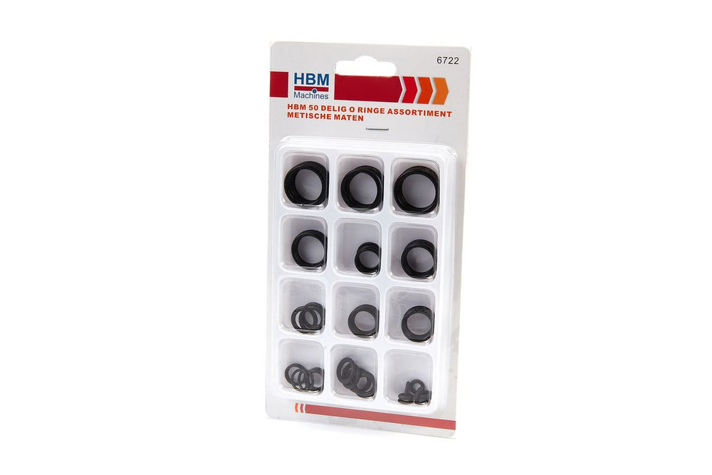Conjunto de O-rings HBM 50 piezas tamaños métricos nuevo — Nuevo