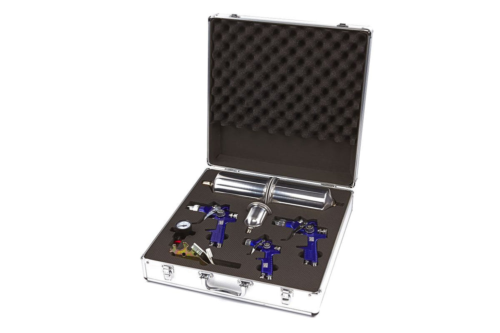 Conjunto de pulverizadores de pintura profesional HBM de 8 piezas nuevo — Nuevo