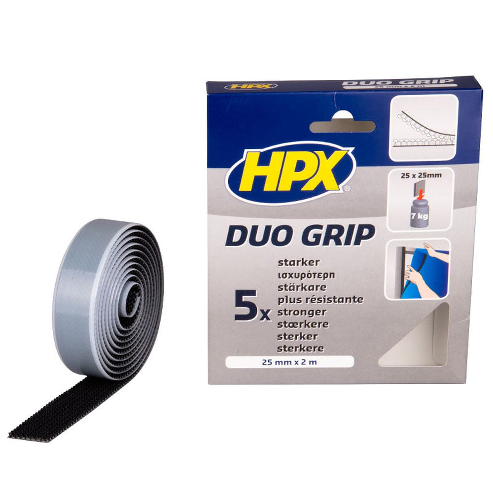 Cinta Hpx Duo grip - negra 25mm x 2m nuevo — Nuevo