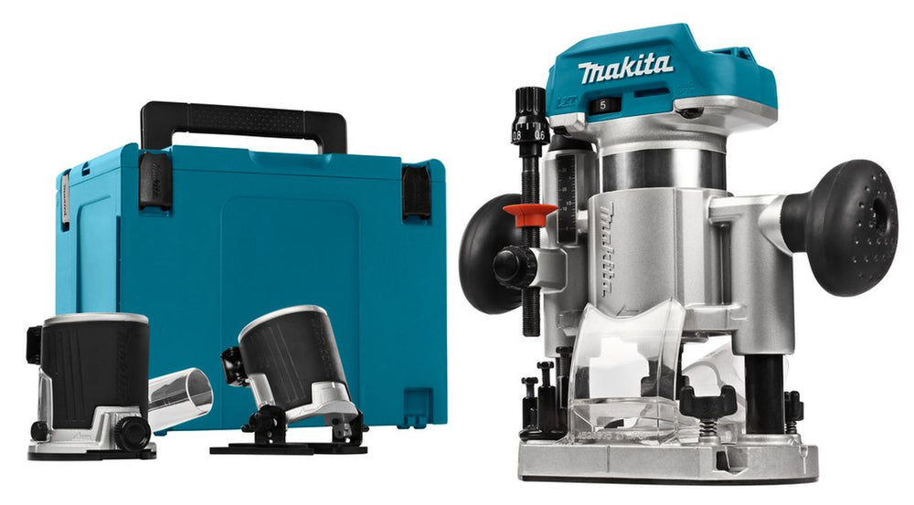 Makita Fresadora y recortadora de 18 V DRT50ZJX2 nuevo — Nuevo