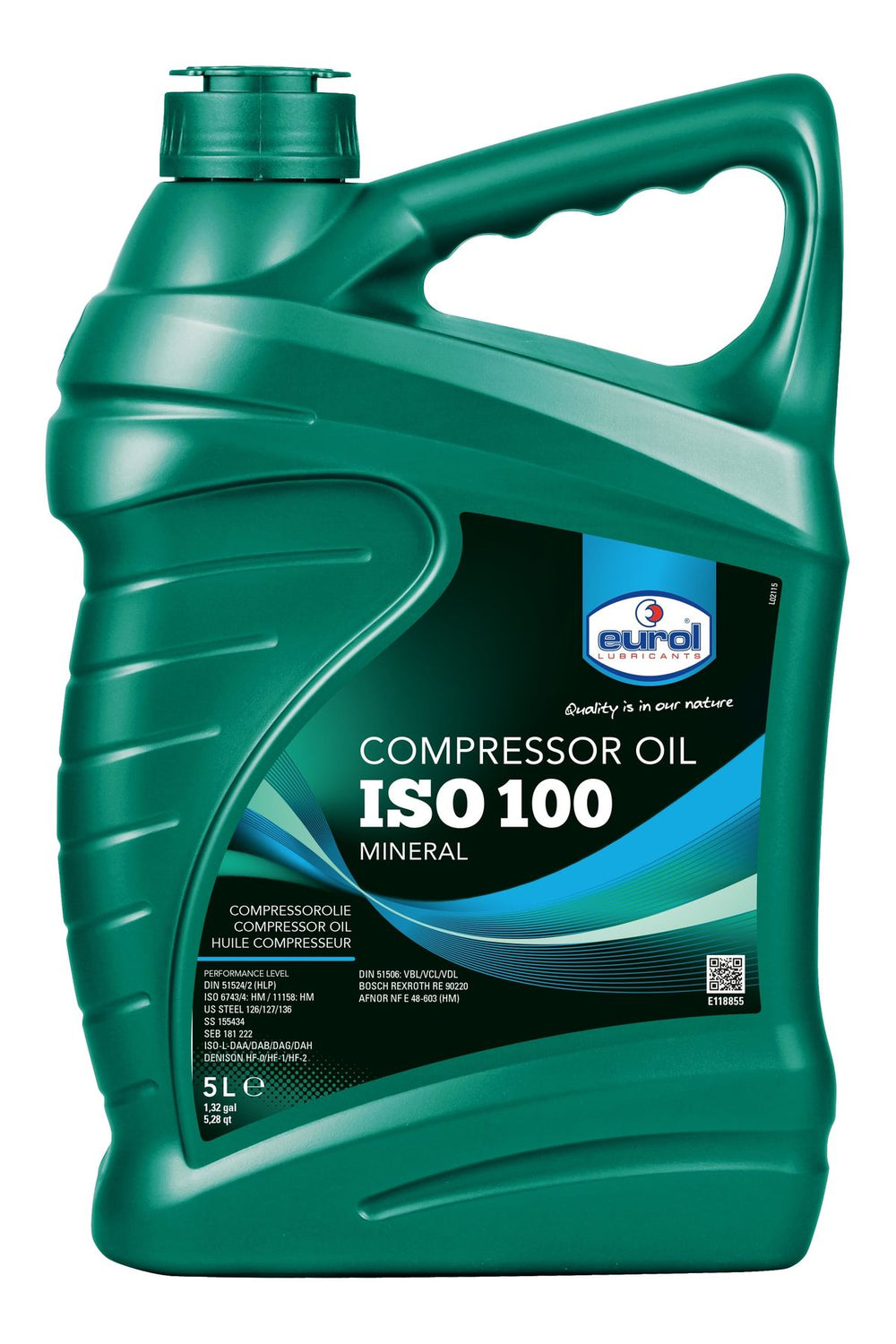 Aceite de compresor Eurol Iso 100 5 litros nuevo — Nuevo