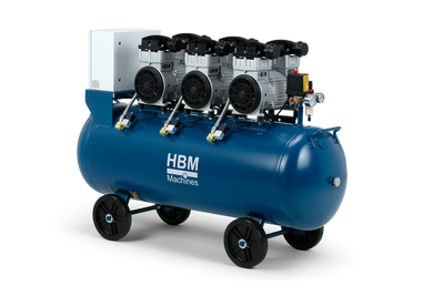HBM compresor de bajo ruido, 6 Hp, 150 litros nuevo — Nuevo