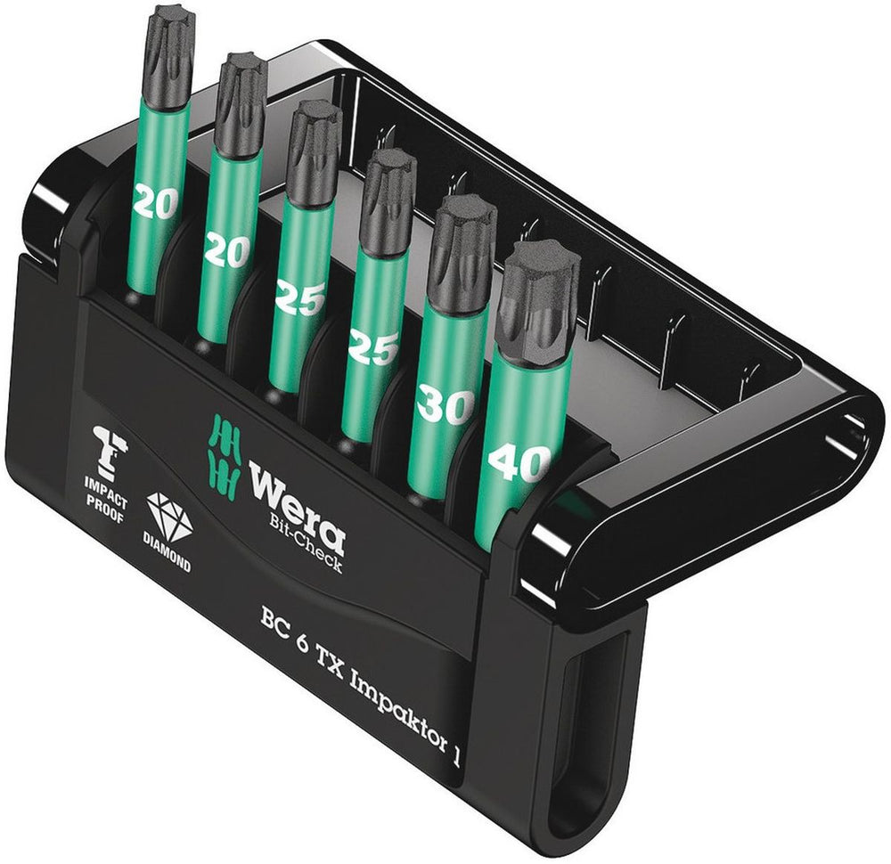 Wera Bit-Check Impaktor 6 Tx nuevo — Nuevo