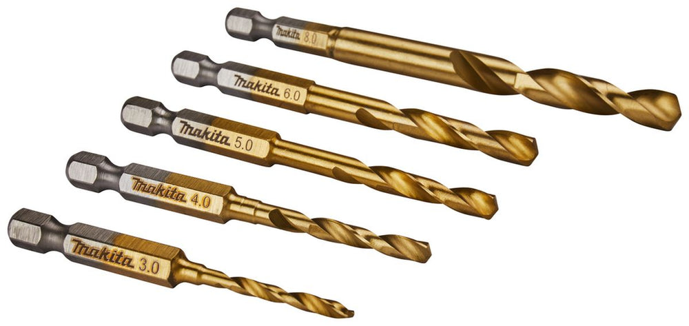 Juego de brocas para metal Makita de 5 piezas B-57308 nuevo — Nuevo
