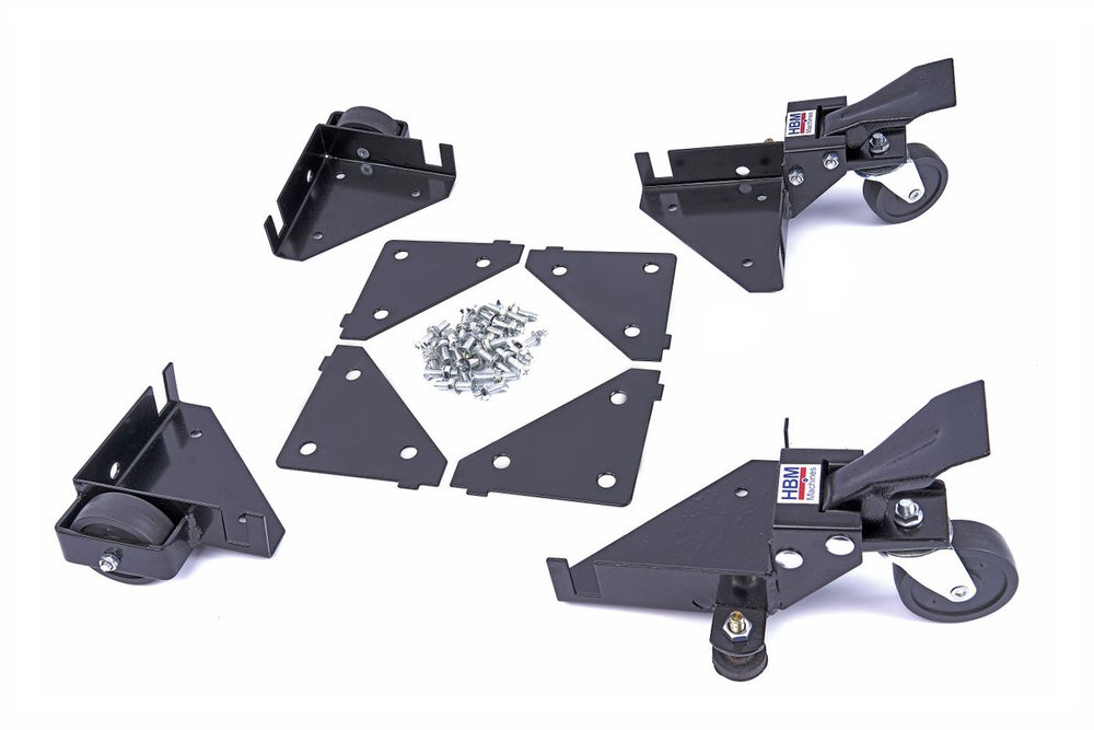 HBM Chasis Universal, juego de ruedas de 4 piezas, 250 Kg nuevo — Nuevo