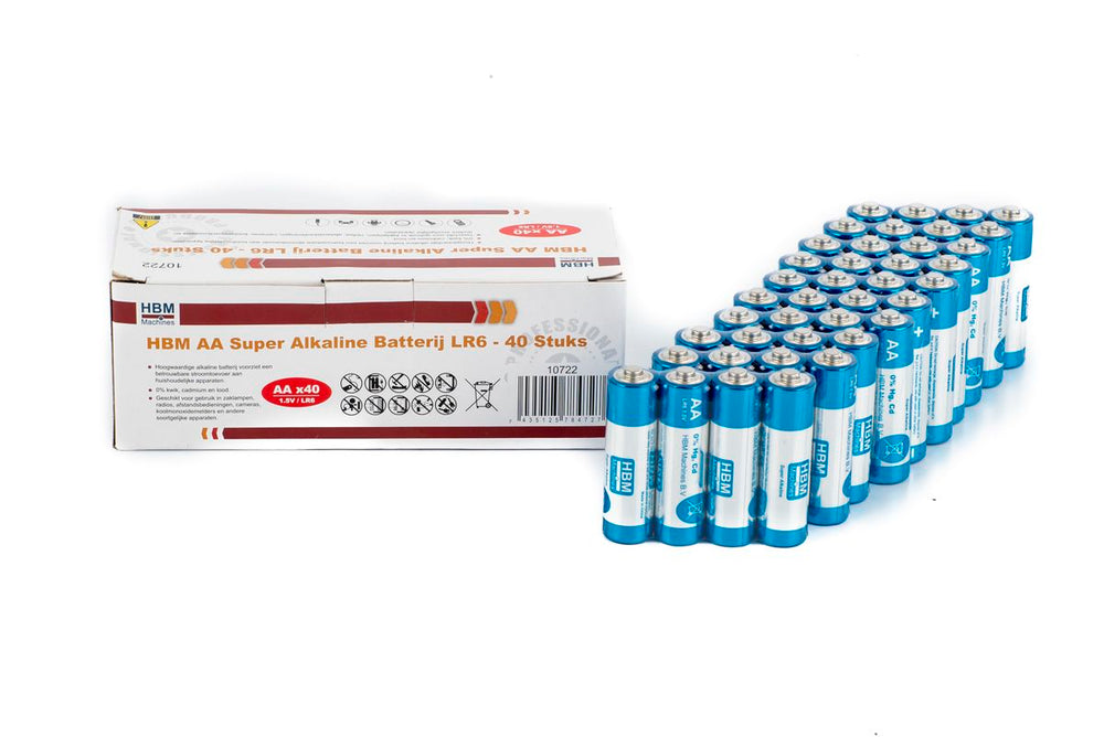HBM Aa Super Alkaline Batterij LR6 - 40 Stuks nuevo — Nuevo