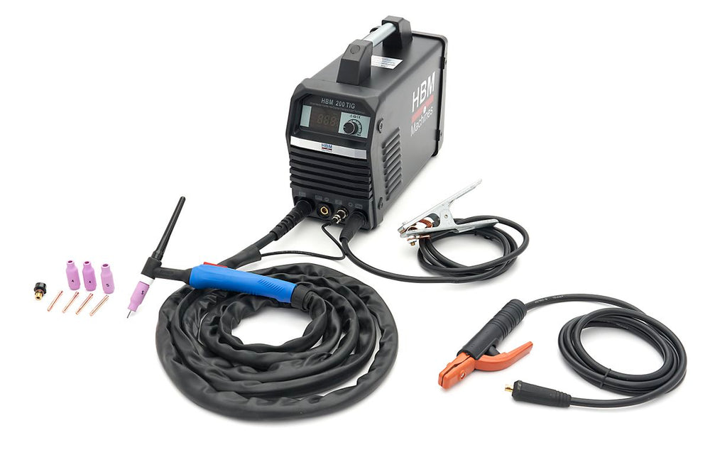 Inverter HBM 200MAX Tig Smart Welder con Pantalla Digital y Tecnología Igbt nuevo — Nuevo