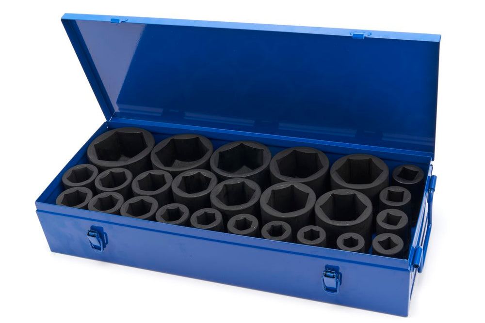 HBM Juego de vasos hexagonales 1 pulgada, 17–75 mm, 25 piezas nuevo — Nuevo