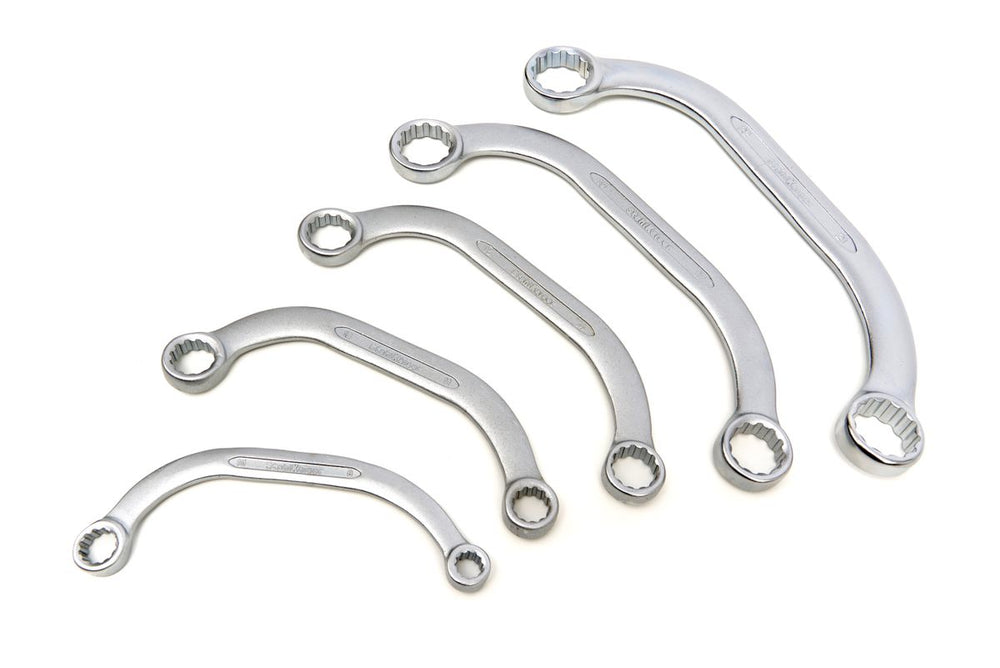 Juego de llaves combinadas de 5 piezas de Stahlkaiser 8 – 22 mm. nuevo — Nuevo
