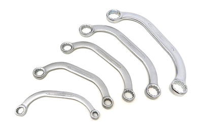 Juego de llaves combinadas de 5 piezas de Stahlkaiser 8 – 22 mm. nuevo — Nuevo