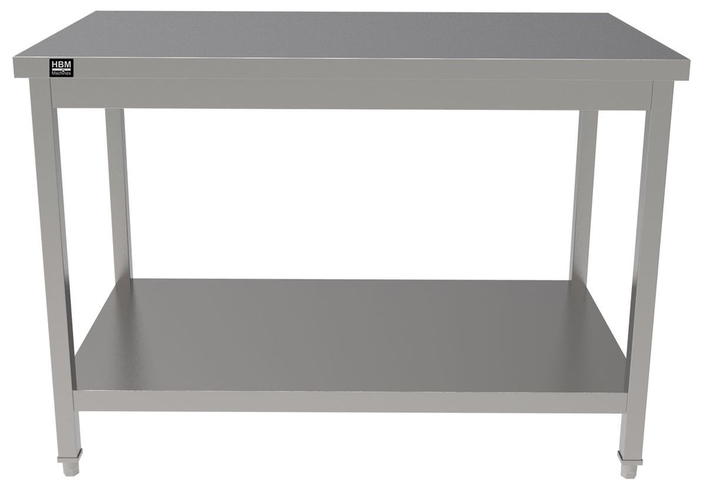 HBM Banco de Trabajo Acero Inoxidable 120 cm nuevo — Nuevo