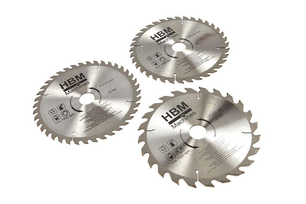 HBM Sierras circulares de madera 210 mm nuevo — Nuevo