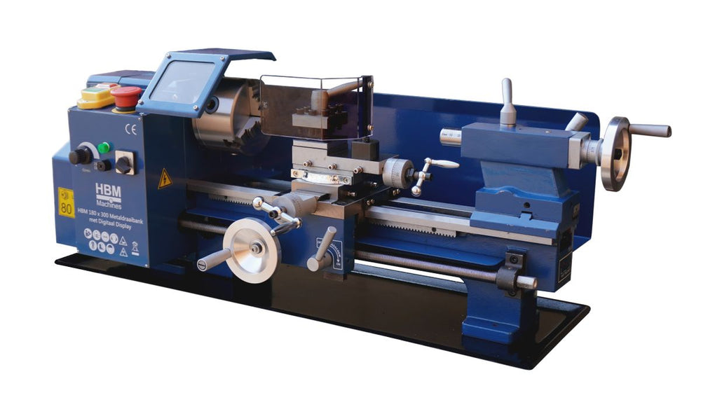 HBM mini torno para metal 180 x 300 nuevo — Nuevo