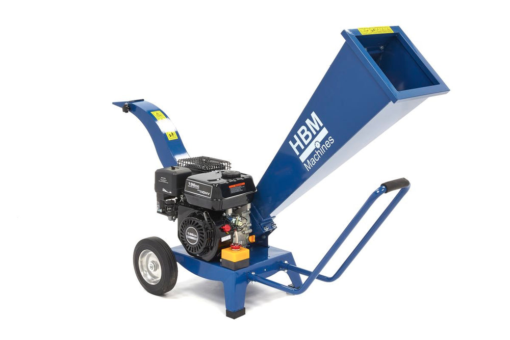 HBM biotrituradora de gasolina - trituradora de madera 4 tiempos 6,5 Cv - 196 cm³ nuevo — Nuevo