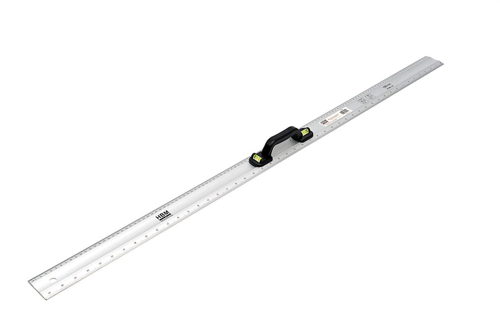 Regla de aluminio HBM de 1200 mm con mango nuevo — Nuevo
