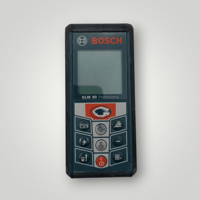 MEDIDOR DE BASE BOSCH GLM 80 + ESTUCHE de segunda mano · Medición — Bueno