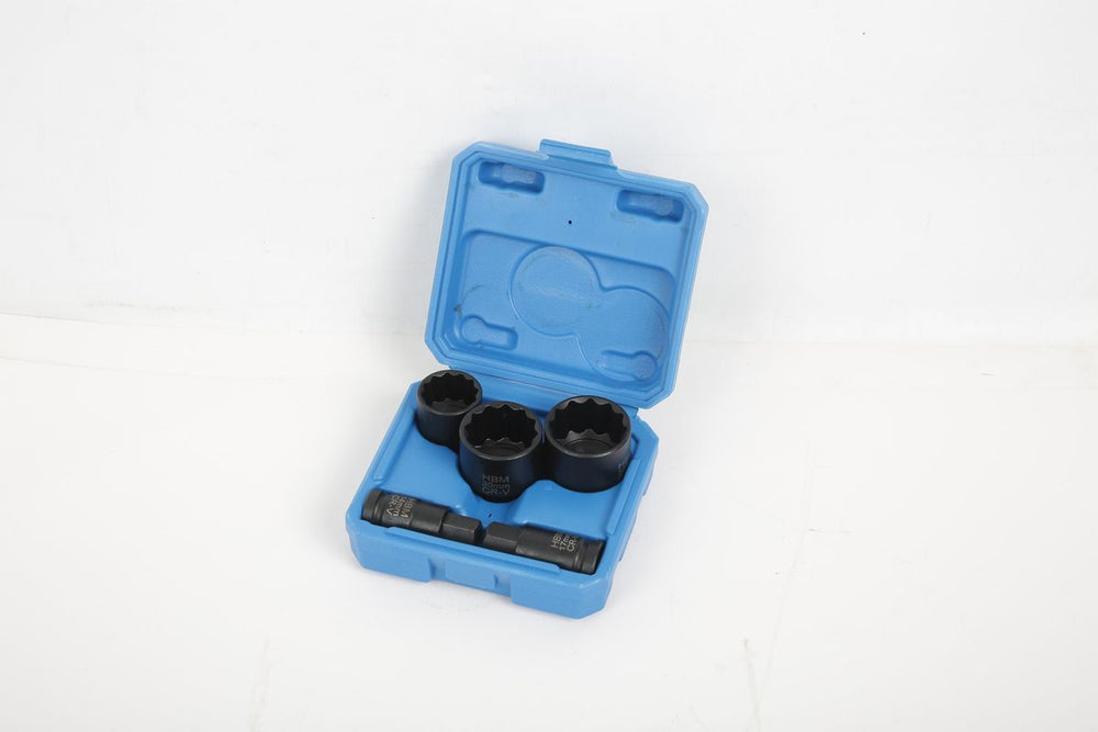 HBM Juego de llaves de vaso de 5 piezas 12 Puntos para ejes de transmisión, juego de montaje con toma de 1/2 pulgadas para Vag nuevo — Nuevo