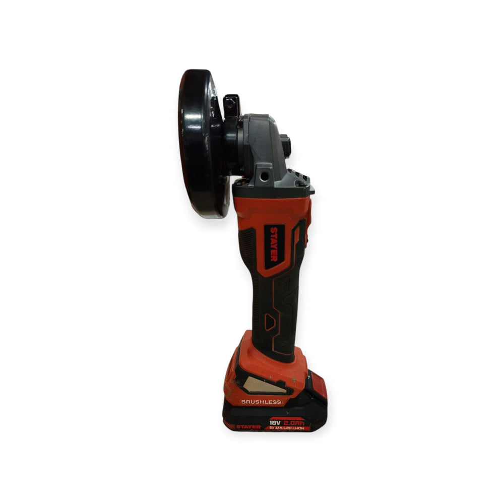 AMOLADORA A BATERIA STAYER AGBX L20 + CARGADOR + BATERIA de segunda mano · Amoladoras — Como nuevo