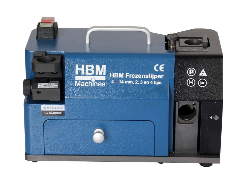 Afilador de fresas HBM de 4 a 14 mm, de 2, 3 y 4 filos nuevo — Nuevo