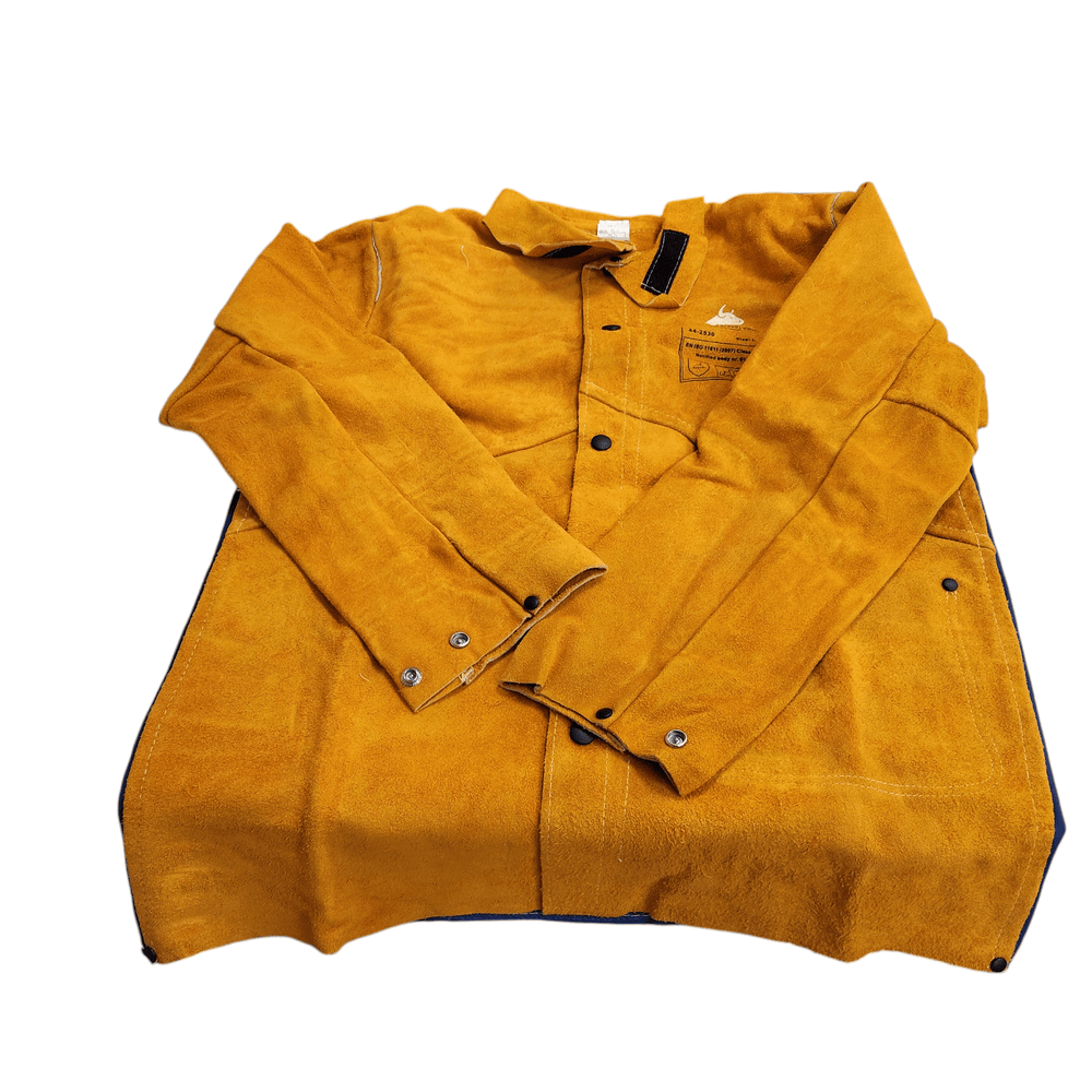 CHAQUETA DE SOLDADURA WELDAS GOLDEN BROWN TALLA L *A ESTRENAR* de segunda mano — Como nuevo