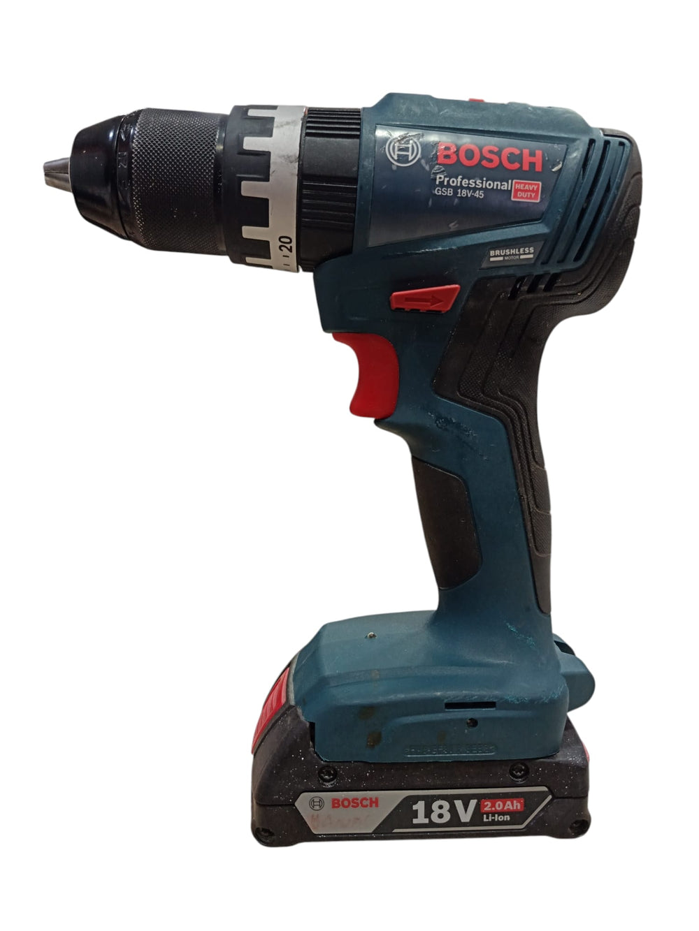 ATORNILLADOR A BATERIA BOSCH GSB 18V45 (SIN CARGADOR) de segunda mano · Atornilladores — Como nuevo