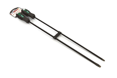Conjunto de destornilladores largos de 450 mm de 2 piezas HBM nuevo — Nuevo