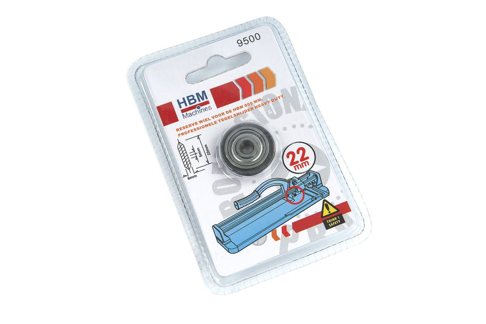 Rueda de repuesto HBM para la cortadora de azulejos profesional HBM de 800 / 1000 mm Heavy Duty nuevo — Nuevo