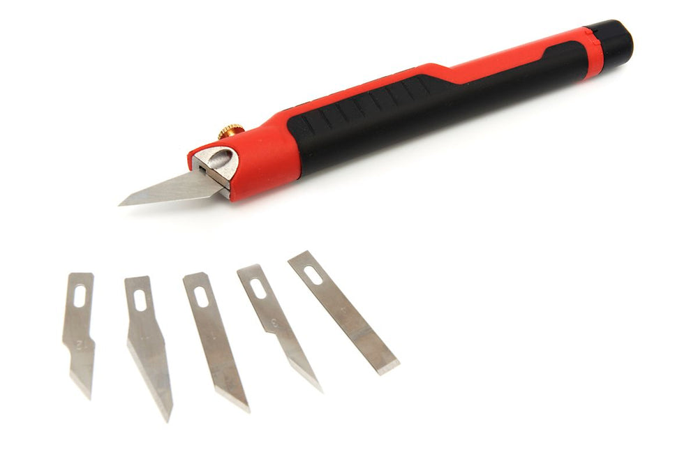 Set de 14 cuchillos de hobby HBM con lámpara Led nuevo — Nuevo