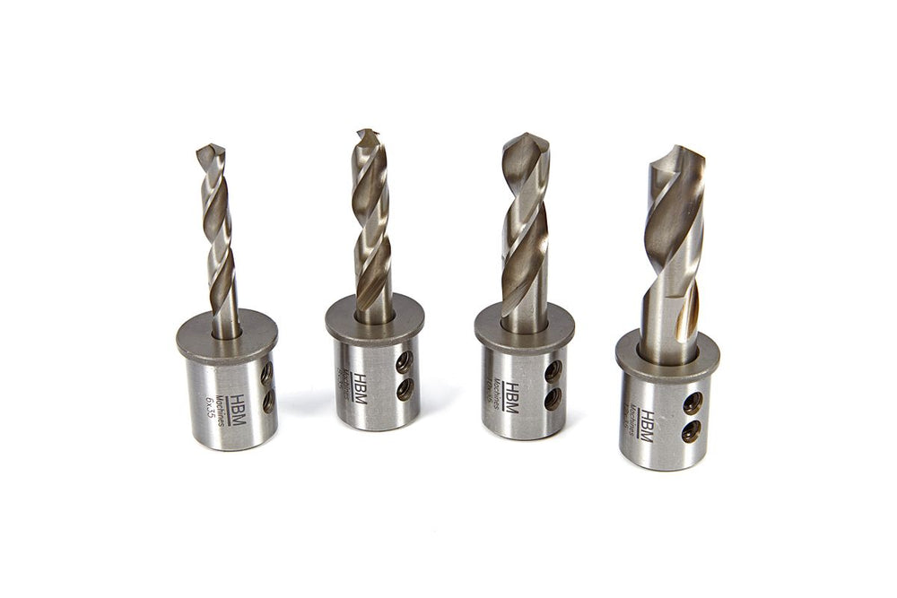 Brocas de espiral HBM con adaptación Weldon para máquina de perforación magnética nuevo — Nuevo