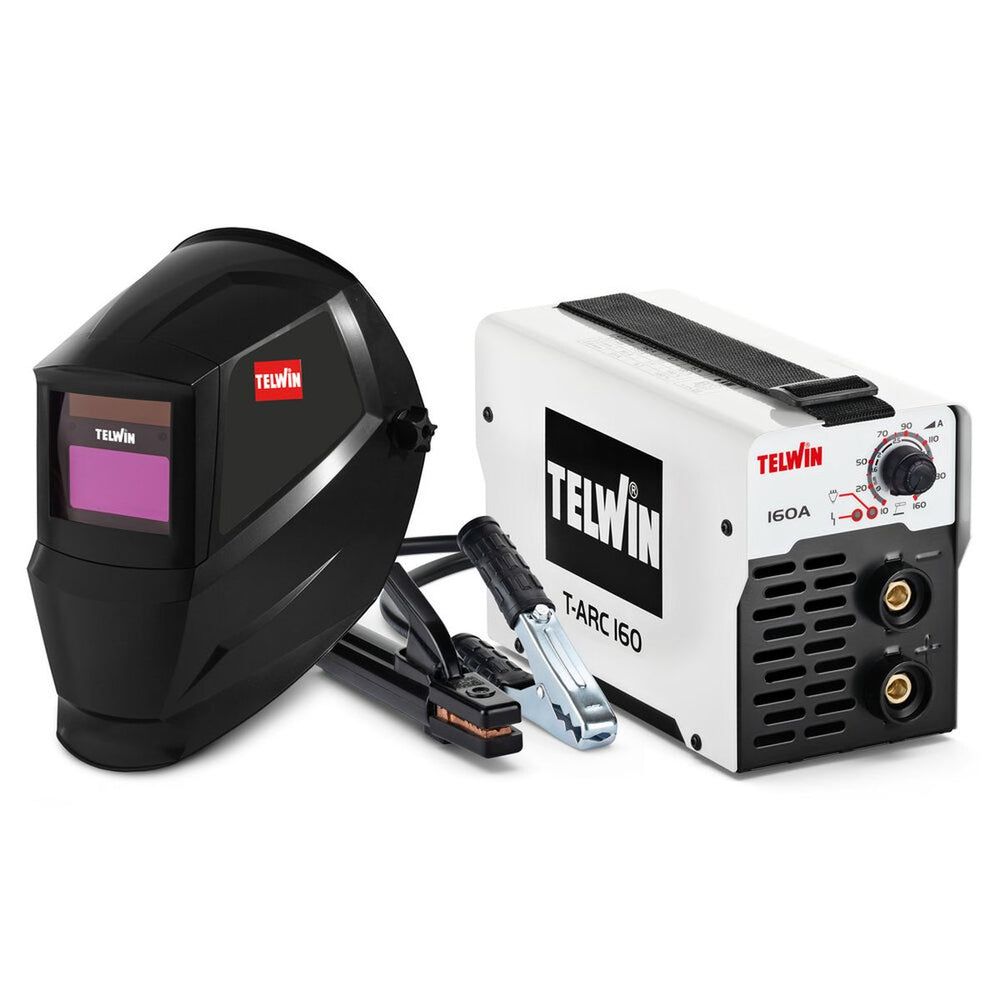 Telwin T-Arc 160 230V Acx inversor con casco de soldadura nuevo — Nuevo