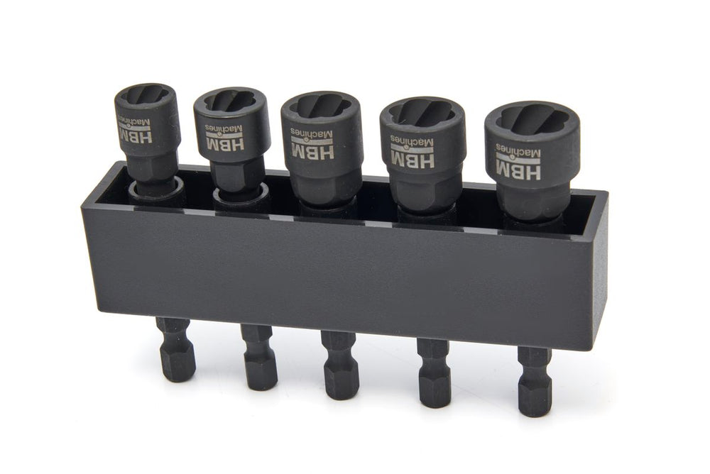 Set extractor de tornillos y tapones HBM de 5 piezas nuevo — Nuevo