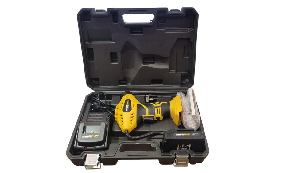 COMPRESOR DE AIRE POWERPLUS 18V LI-ION * A ESTRENAR de segunda mano — Como nuevo
