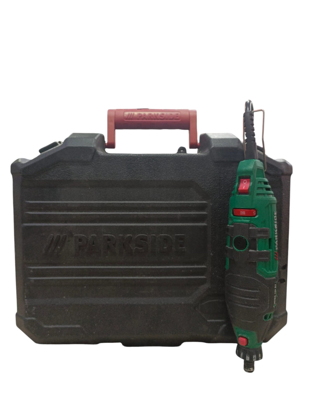 ESMERILADORA PARKSIDE PFBS160B2 + MALETIN de segunda mano · Amoladoras — Como nuevo