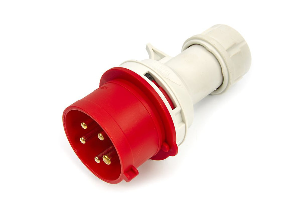 Conector Cee HBM 400 Volt 32A, 5 Polos, 6h, IP44 nuevo — Nuevo