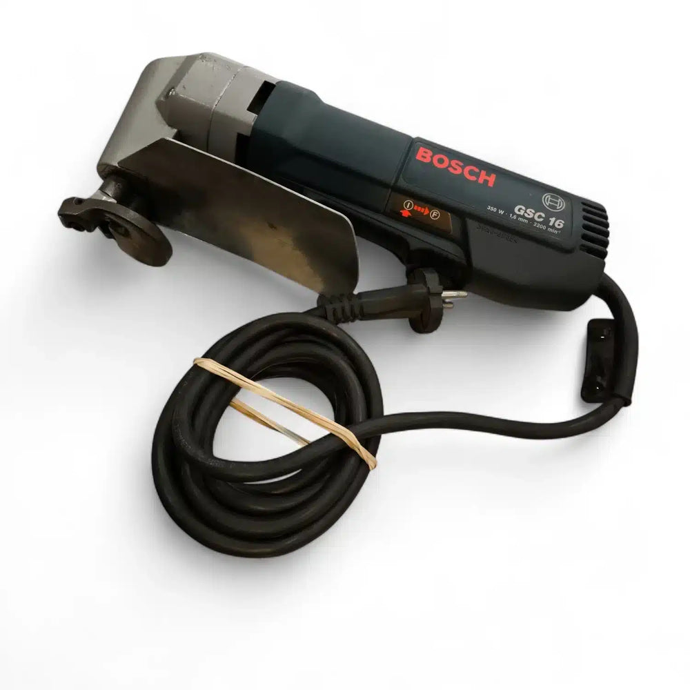 CIZALLA ELECTRICA BOSCH GSC16 350W de segunda mano — Bueno
