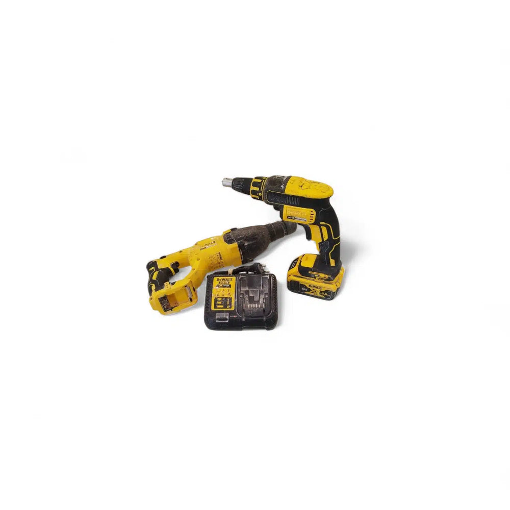 KIT A BATERIA DEWALT MARTILLO DCH133 + ATORNILLADOR PLADUR DCF620 + BATERIA 5AH + CARGADOR de segunda mano · Atornilladores — Como nuevo
