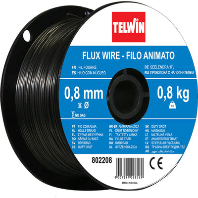 Cable de flux Telwin sin gas 0.8 mm 0.8 kg nuevo — Nuevo