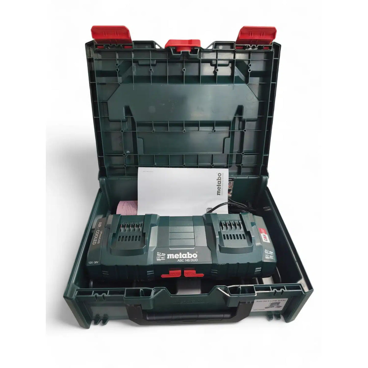 CARGADOR METABO ASC 145 DUO+MALETIN *A ESTRENAR* de segunda mano — Como nuevo