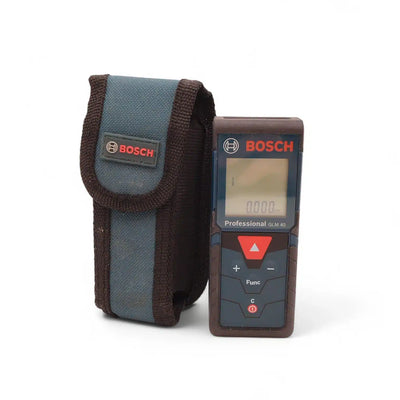 MEDIDOR LASER GLM40 BOSCH+ FUNDA de segunda mano · Medición — Como nuevo