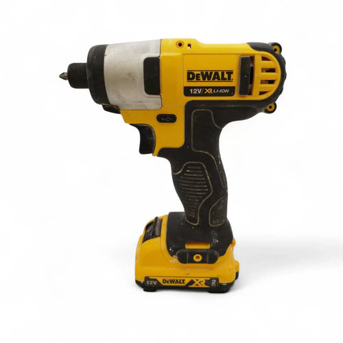 ATORNILLADOR DE PLADUL DEWALT DCF815 + BATERÍA 12V + CARGADOR de segunda mano · Atornilladores — Como nuevo