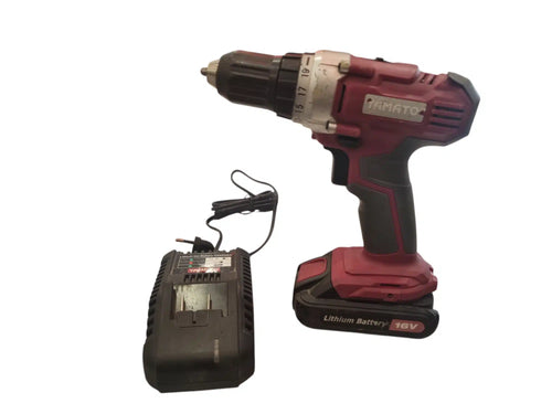 ATORNILLADOR A BATERIA YAMATO CD16L + CARGADOR de segunda mano · Atornilladores